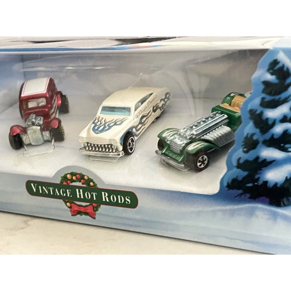 Y2K 2000 Hot Wheels Vintage Hot Rods 3-pack Holiday Gift Set 1:64 Diecast New